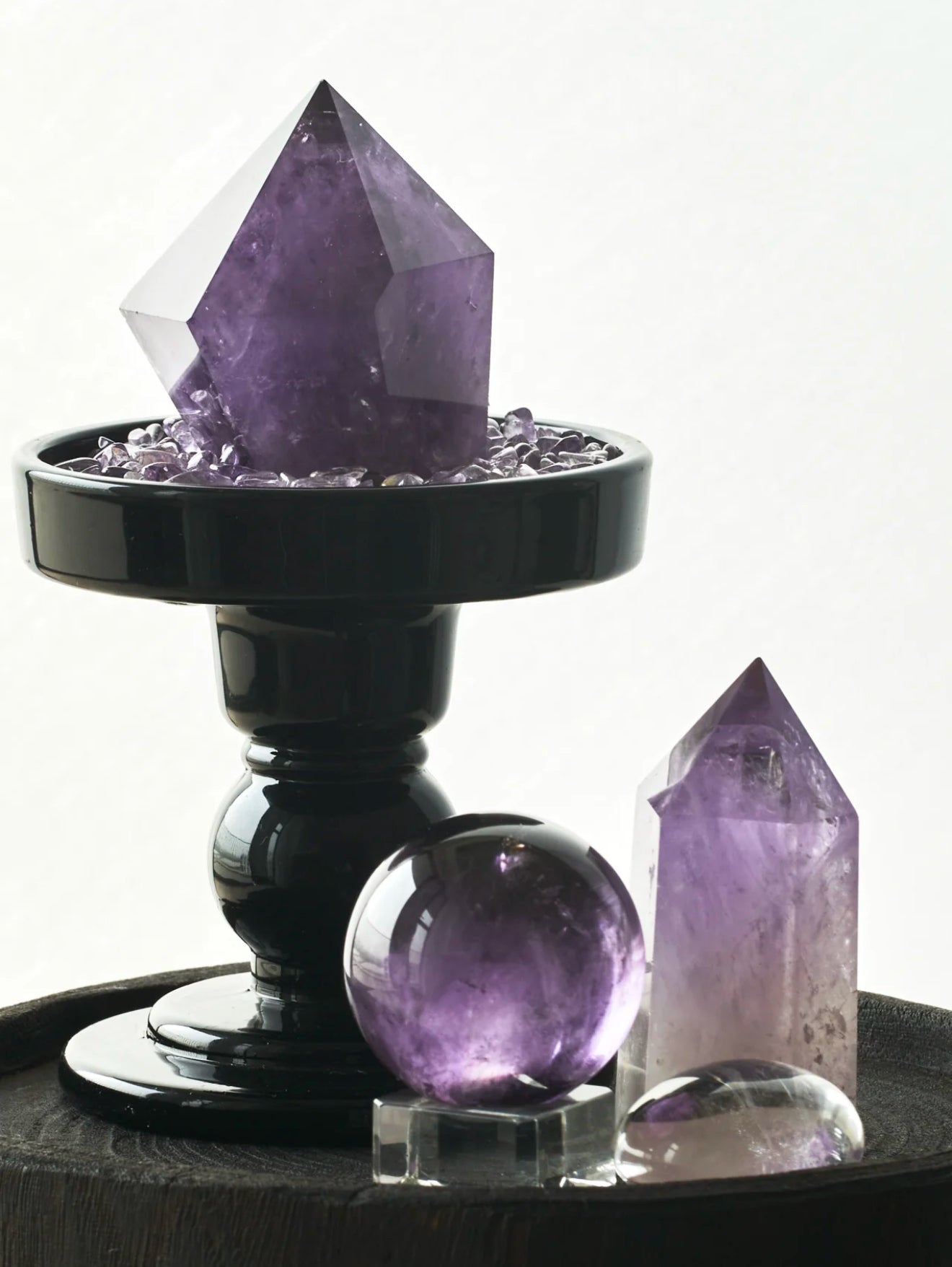Amethyst Energy Grid – Career-Boosting Crystal Decor