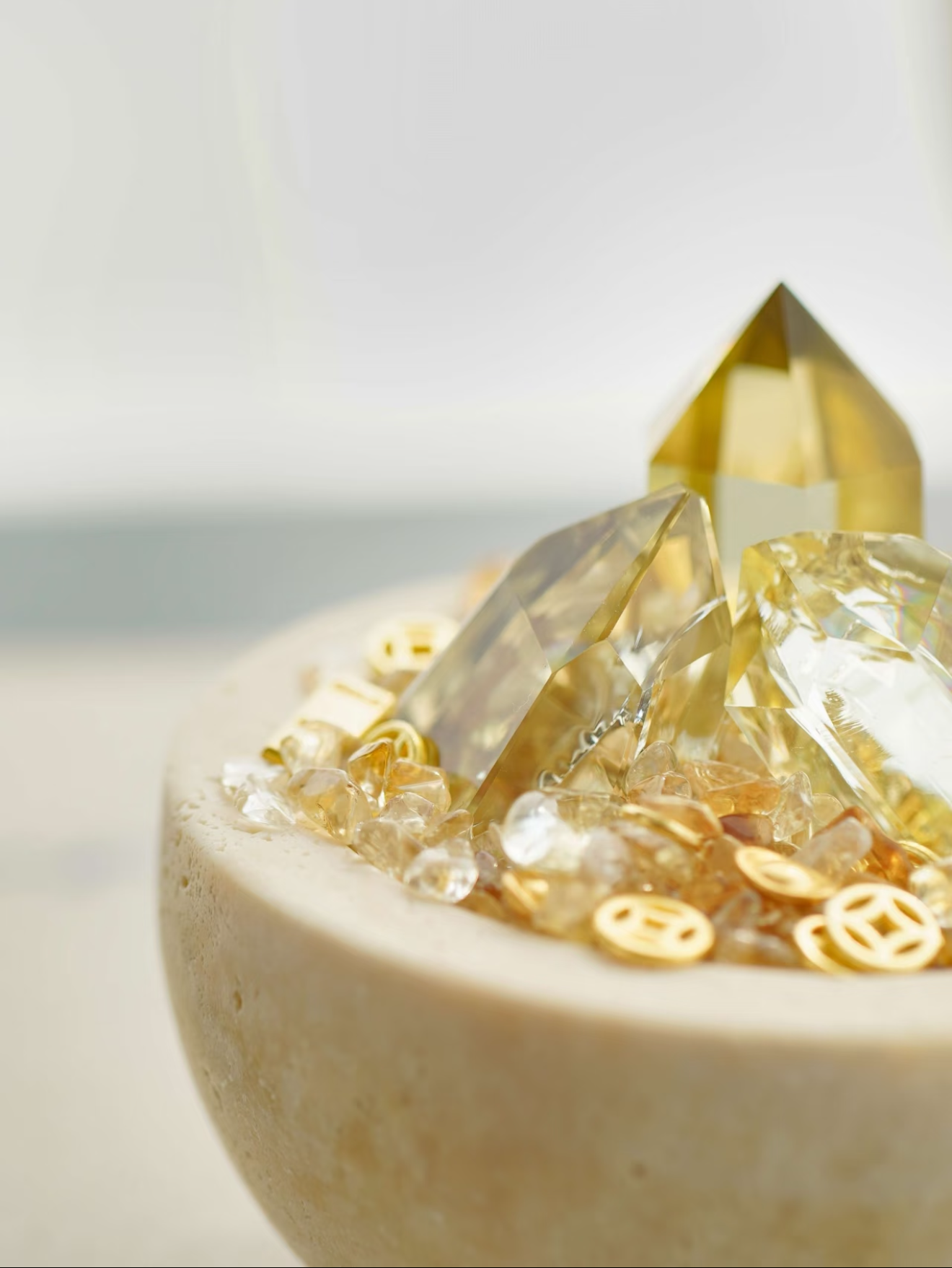 Citrine Crystal Treasure Bowl
