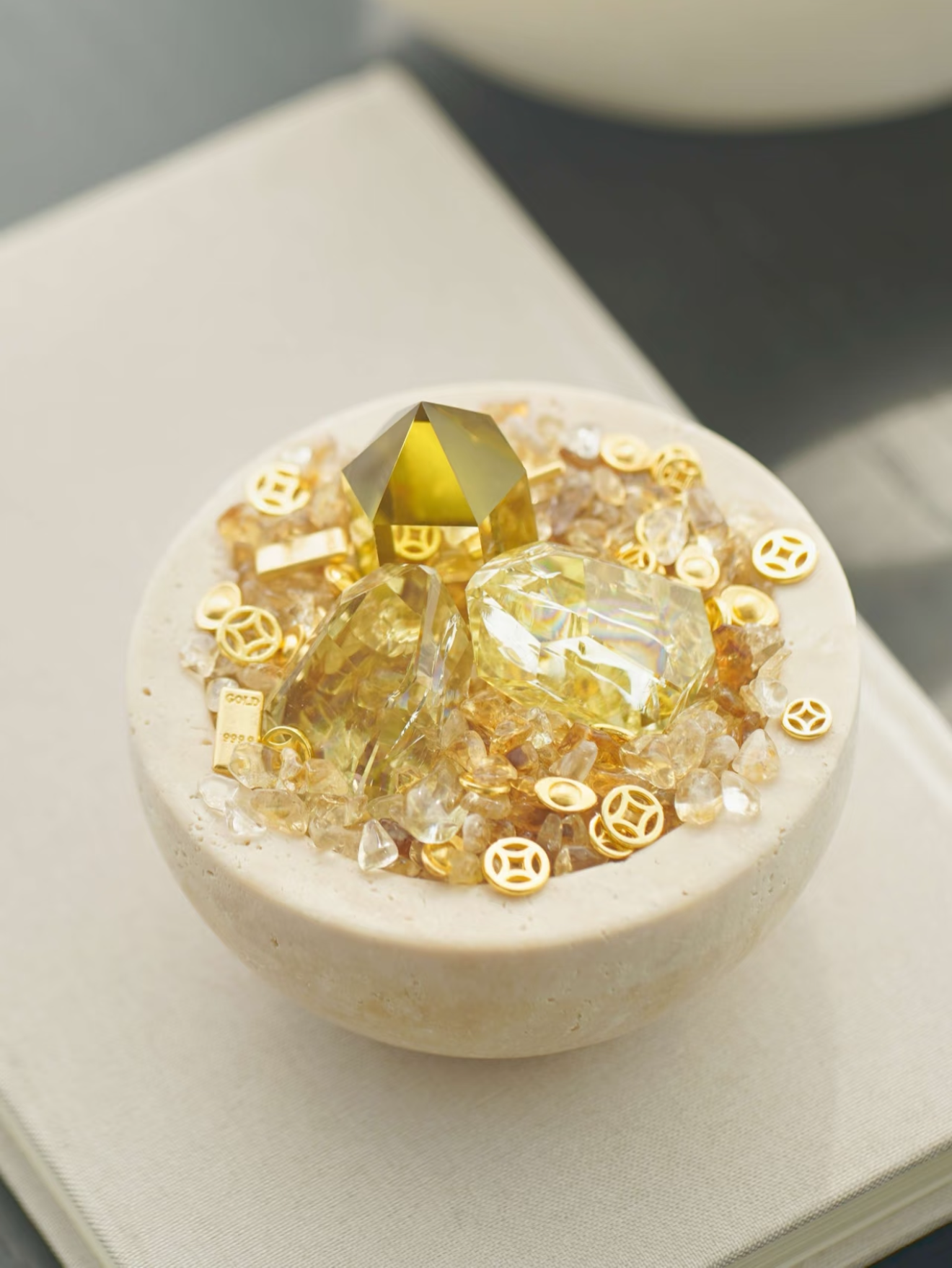 Citrine Crystal Treasure Bowl