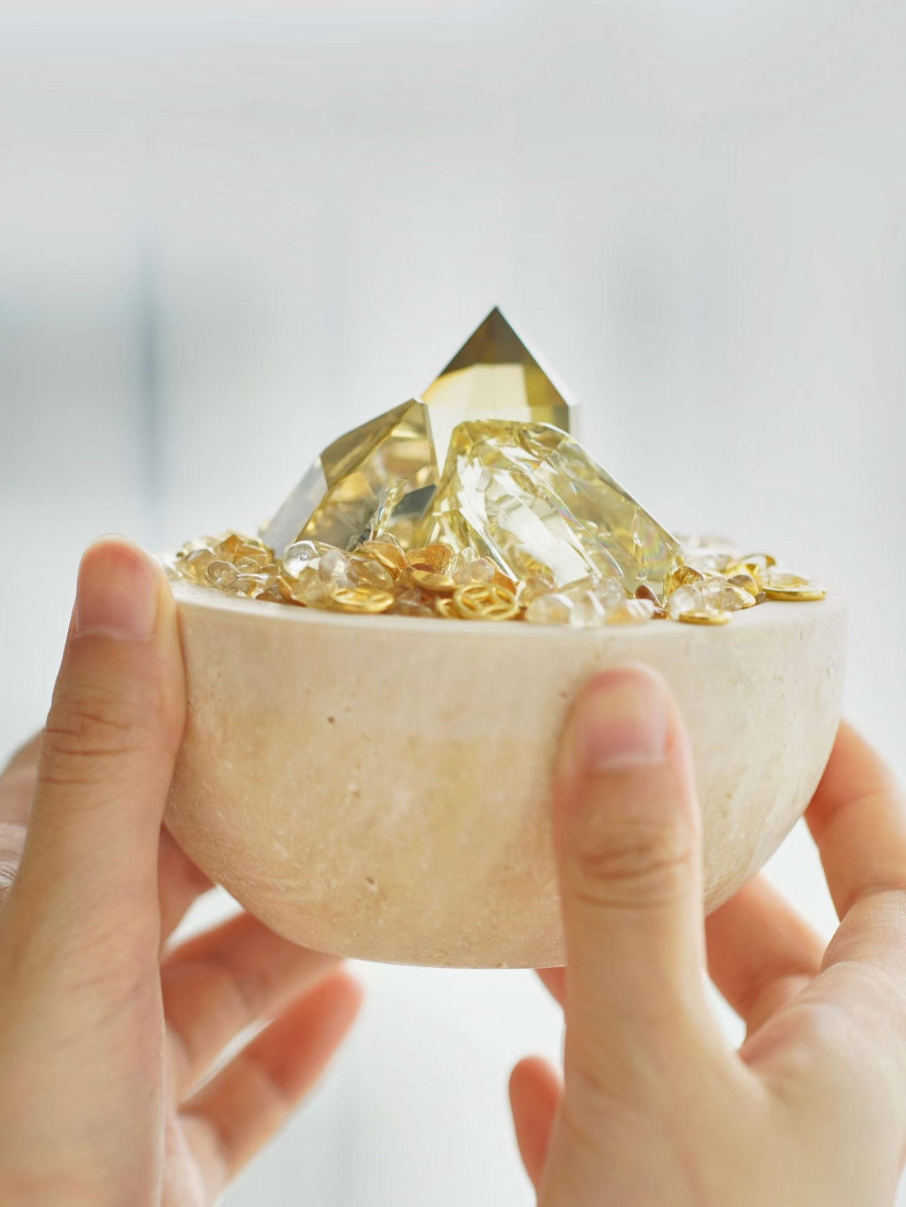 Citrine Crystal Treasure Bowl